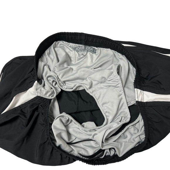 Joes USA Women’s Running Shorts Black White XL Preowned Very Good Condition - Picture 4 of 4
